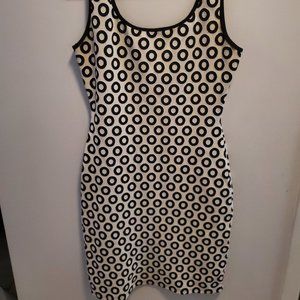 Black and white Polka dot dress, size medium